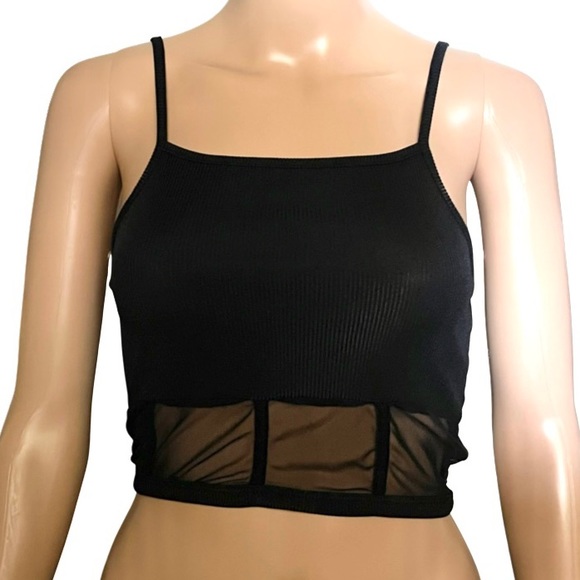 nasty gal crop top in black - Picture 2 of 5